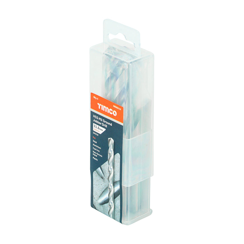 TIMCO Ground Jobber Drills HSS M2 — Tube