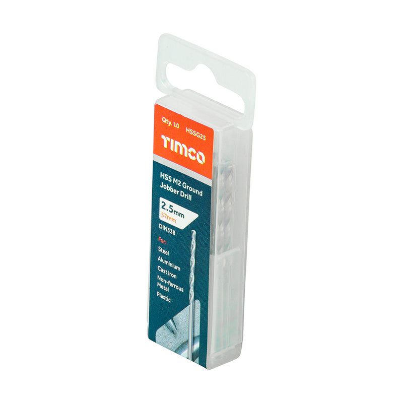 TIMCO Ground Jobber Drills HSS M2 — Tube