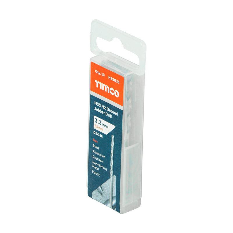 TIMCO Ground Jobber Drills HSS M2 — Tube