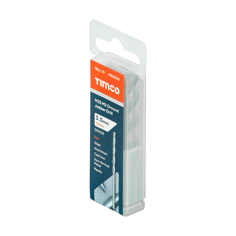 TIMCO Ground Jobber Drills HSS M2 — Tube