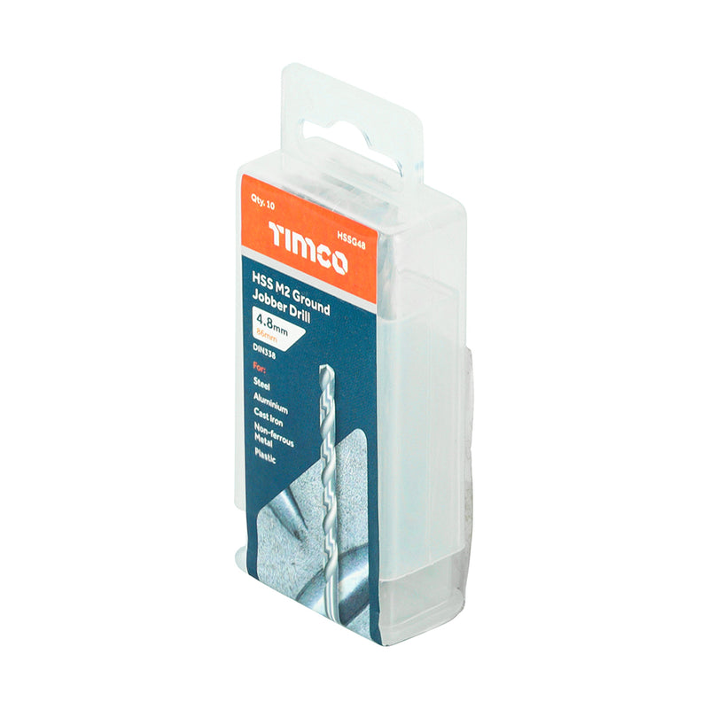 TIMCO Ground Jobber Drills HSS M2 — Tube