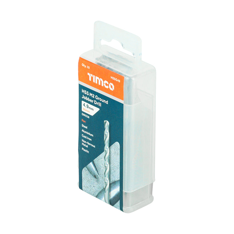 TIMCO Ground Jobber Drills HSS M2 — Tube