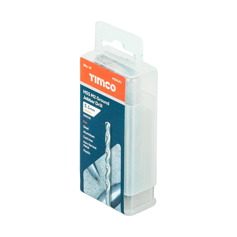 TIMCO Ground Jobber Drills HSS M2 — Tube
