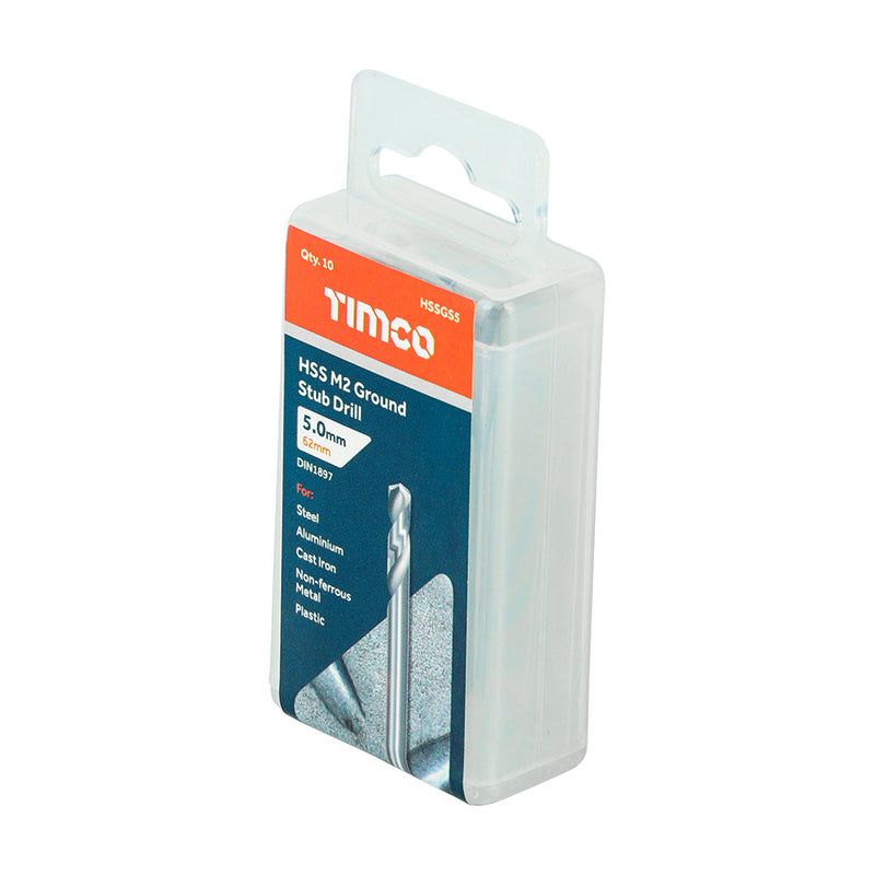 TIMCO Ground Jobber Drills HSS M2 — Tube