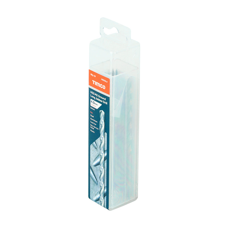 TIMCO Ground Long Jobber Drills HSS M2 — Tube