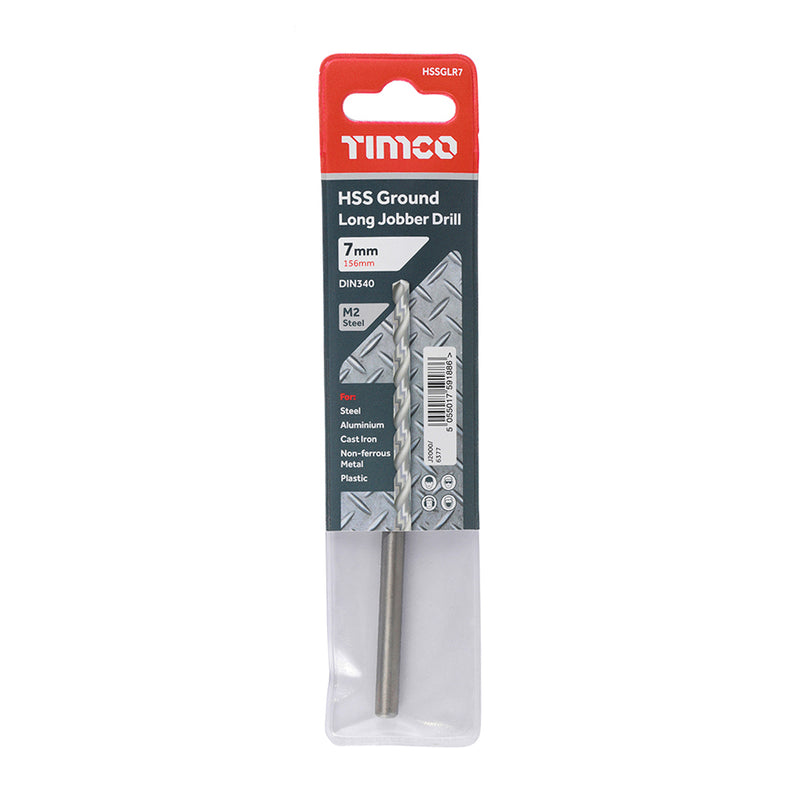 TIMCO Ground Long Jobber Drills HSS M2 — Wallet