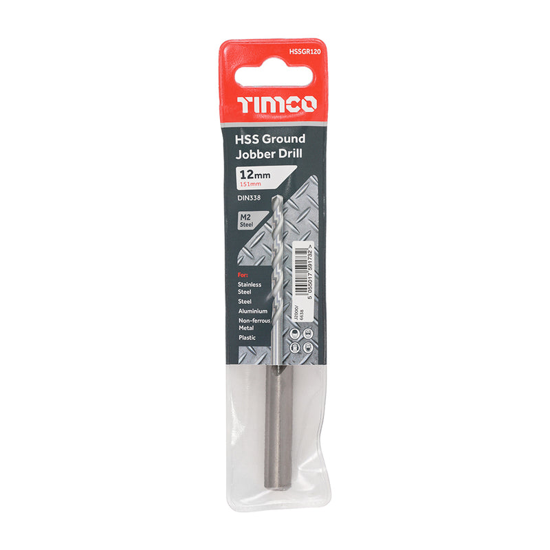 TIMCO Ground Jobber Drills HSS M2 - 10.0mm