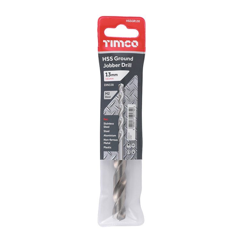 TIMCO Ground Jobber Drills HSS M2 — Wallet