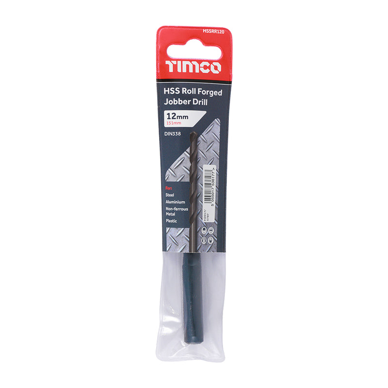 TIMCO Roll Forged Jobber Drills HSS - 10.0mm