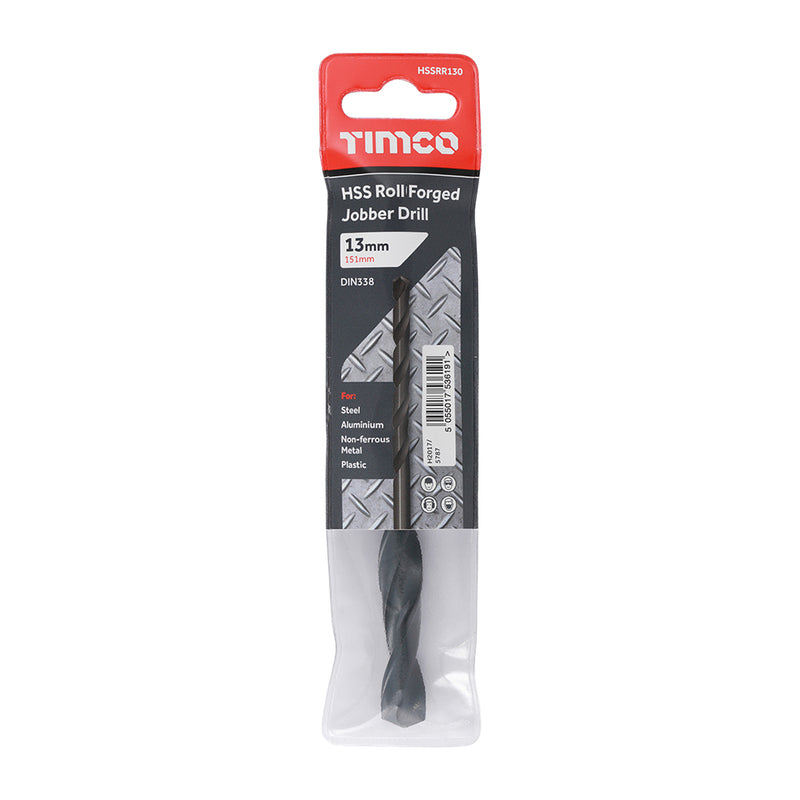 TIMCO Roll Forged Jobber Drills HSS - 10.0mm