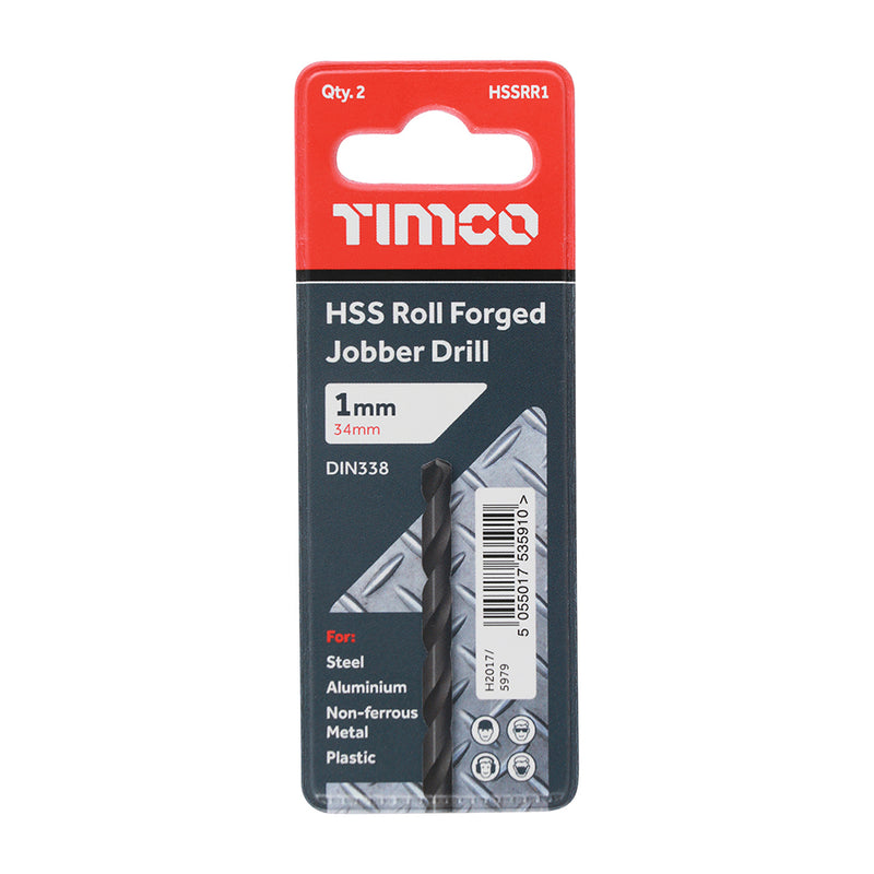 TIMCO Roll Forged Jobber Drills HSS — Tube