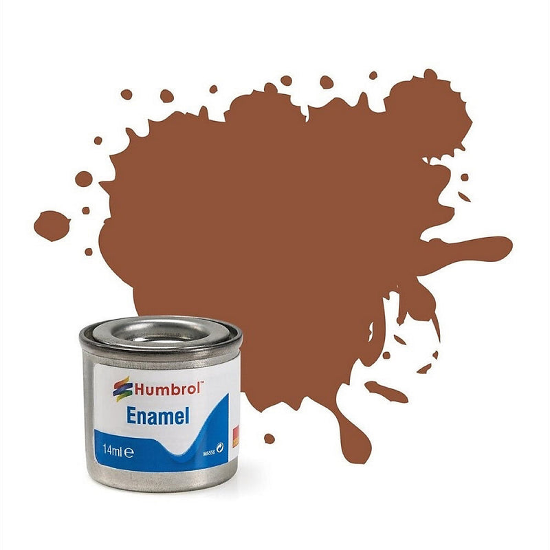 Humbrol No.70 Matt Brick Red Enamel Paint - 14ml Tin for Model Kits, Miniatures & Craft Projects