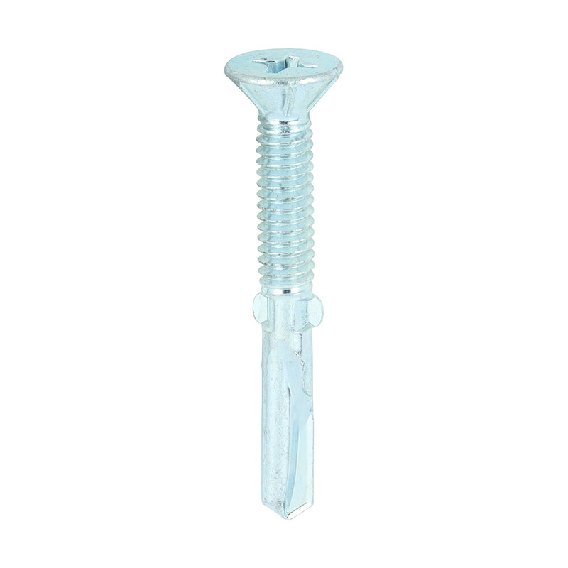 TIMCO Self-Drilling Wing-Tip Steel to Timber Heavy Section Silver Screws - 5.5 x