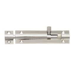 100Mm Barrel Bolt - Retail Pack - Polished Chrome