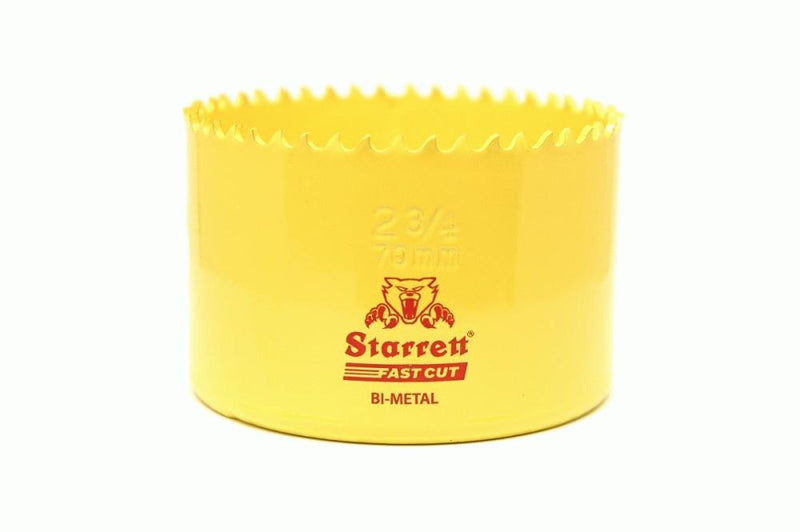 Starrett Holesaw Fast Cut Each - 70mm - 2 3/4" FCH0234