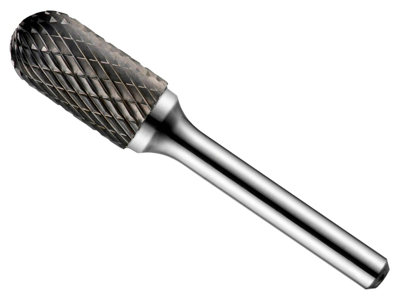 Dormer Carbide Burr 8.0x6.0mm Ball Nosed Cyl Bright Per 1