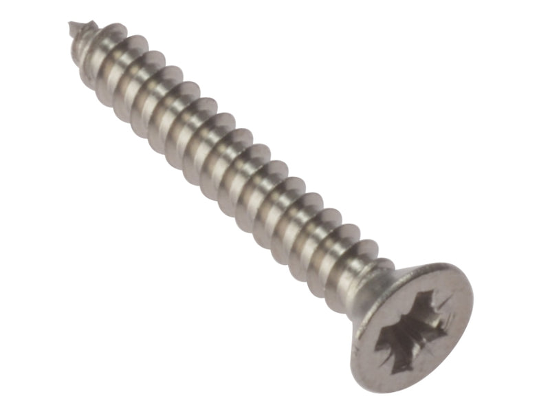 S/Tap Csk SS 1 1/4"x10 A2 4.8x32 PZ Bx 100