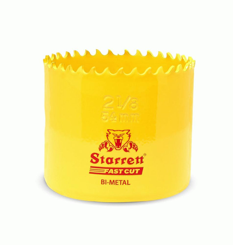 Starrett Holesaw Fast Cut Each - 54mm - 2 1/8" FCH218