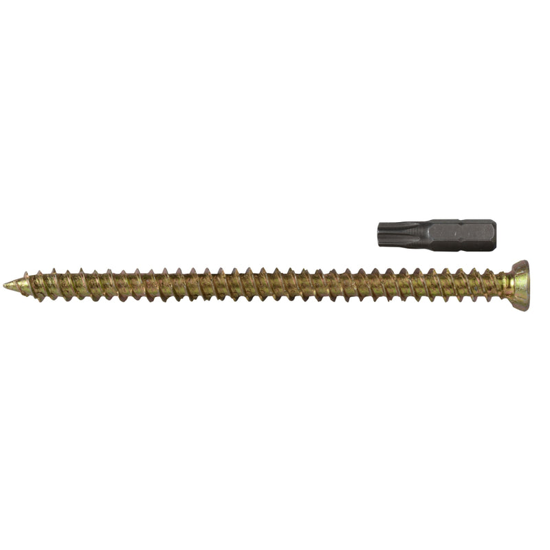 Concrete Frame Screw 7.5x62mm Bx 100 ZYP