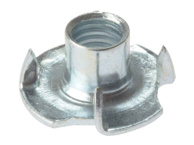 Pronged Tee Nut BZP M6 10 per Bag (D26)