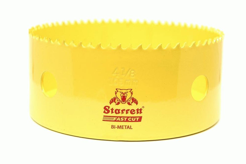 Starrett Holesaw Fast Cut Each - 105mm - 4 1/8" FCH0418