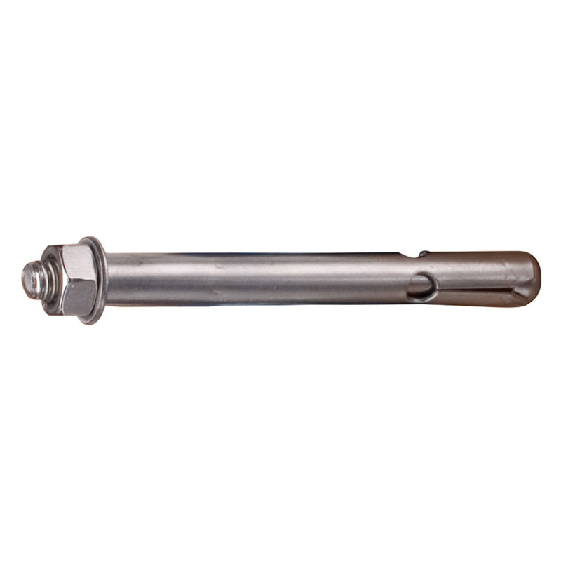 MasonMate Sleeve Anchor M10x77 BZP Hex Nut Bx 50