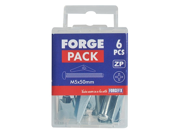 ForgePack Spring Toggle 8 per Pk Zinc M3x50mm