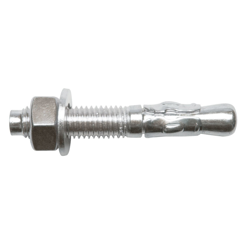 MasonMate Throughbolt M6x45 BZP (Cr3) Bx 100