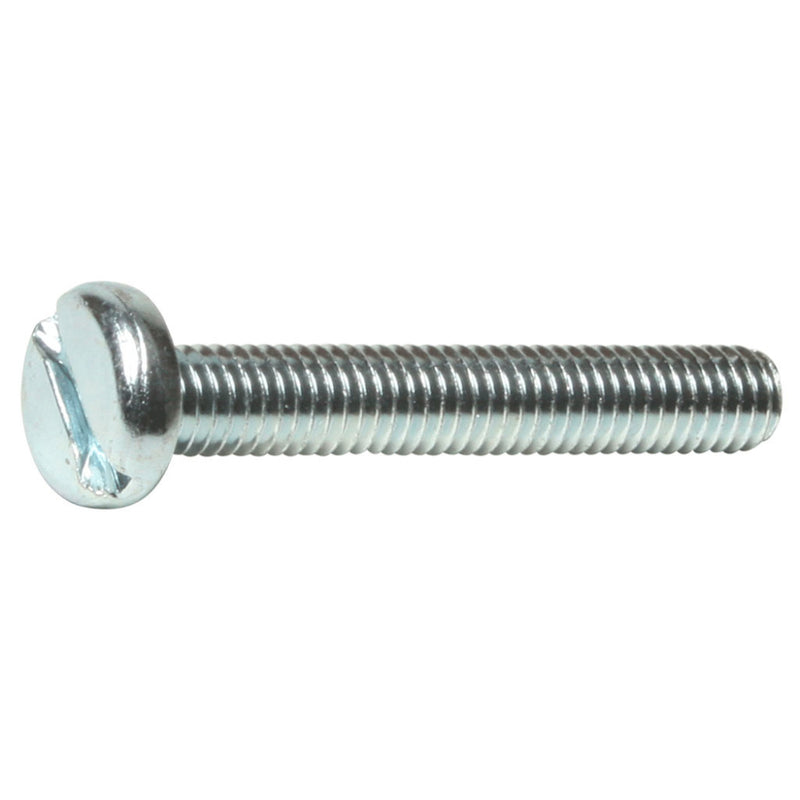 MetalMate Screw BZP M4x50 Slot Pan Hd DIN85 Bx 250