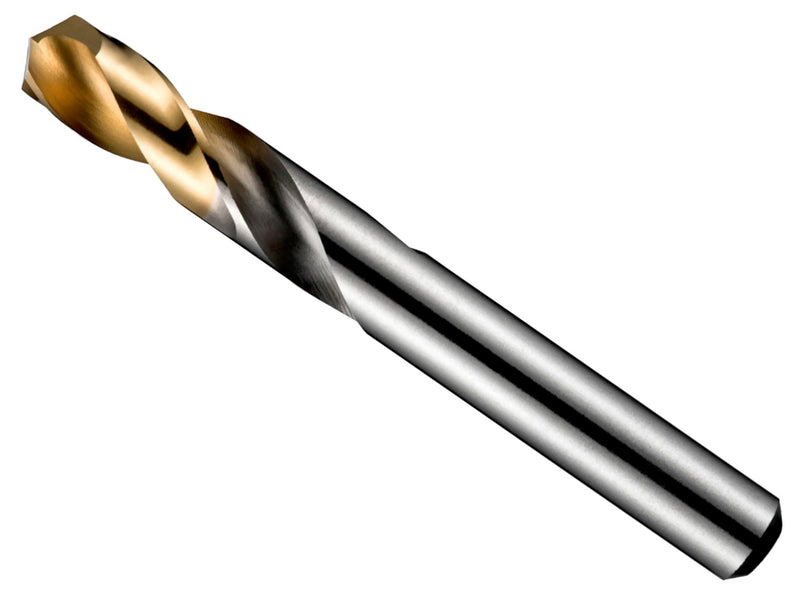 Dormer Drill DIN/Ansi 7/64" HSS Stub Bright/TiN Per 10