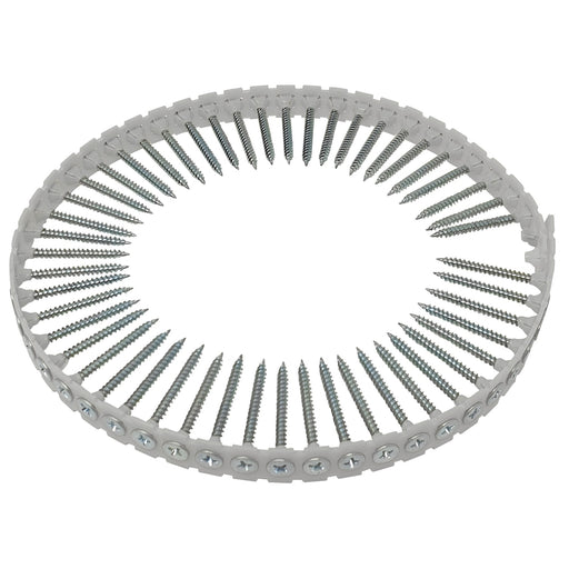 Drywall Screw Zinc 3.9x38mm Bx 1000 Fine Collated Strip
