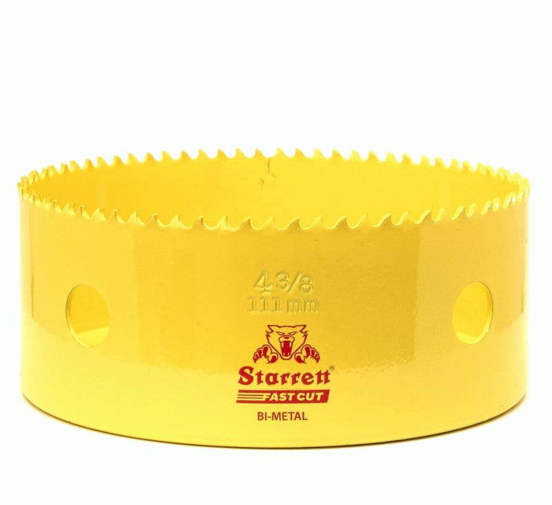 Starrett Holesaw Fast Cut Each - 111mm - 4 3/8" FCH0438