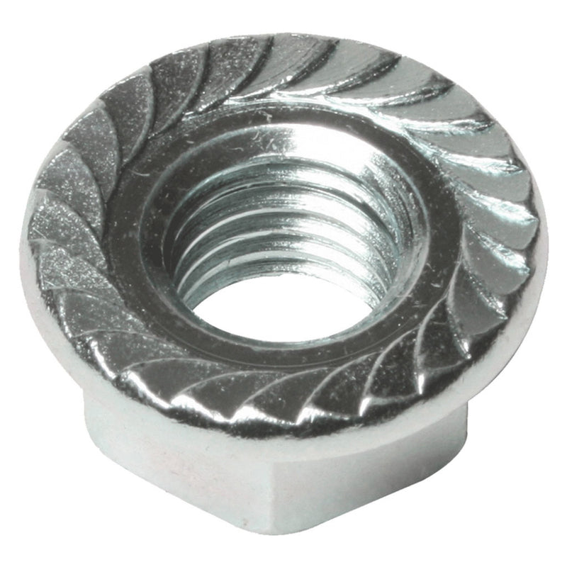 MetalMate Flange Nut BZP M10 Class 10 Ser. DIN6923 Bx 2000