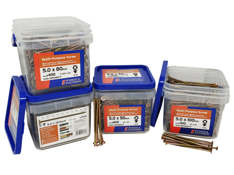 Multi Purpose Screw ZYP 4.0x50 Tub 900