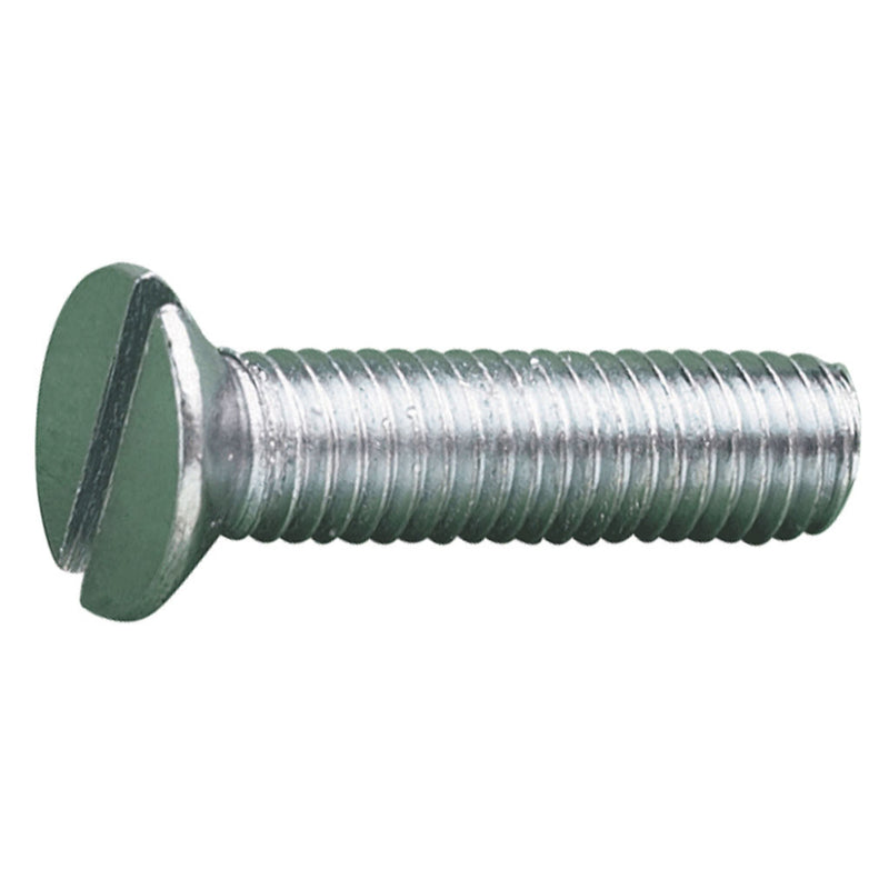 MetalMate Machine Screw M5x12 SS Slot Csk Hd DIN963 Bx 200