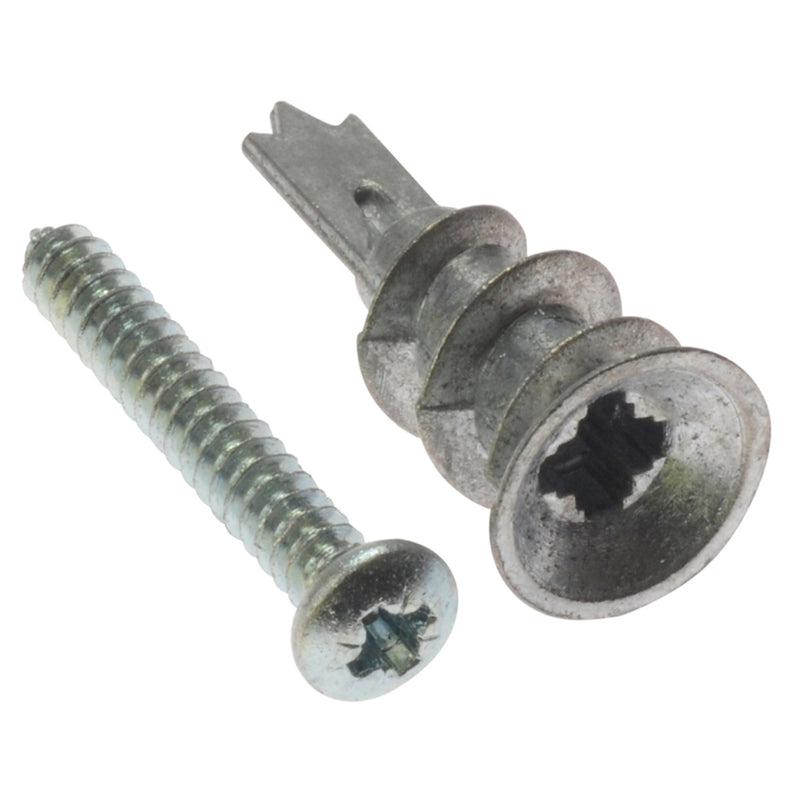 MasonMate P/board Anch. 4.5x35 Zinc Alloy inc. Screw Bx 100