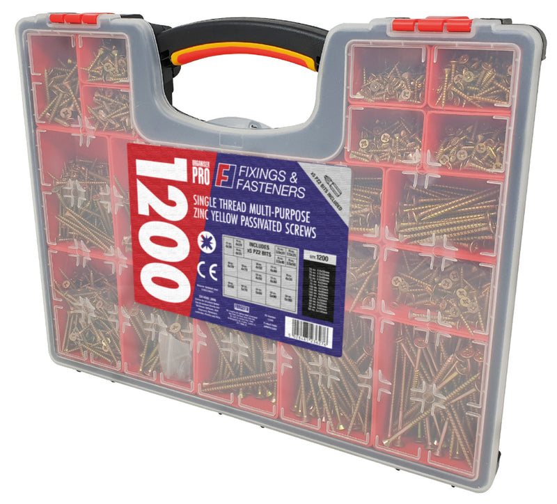 Organiser Pro M.P. Screws ZYP 1200 screws - 19 inserts