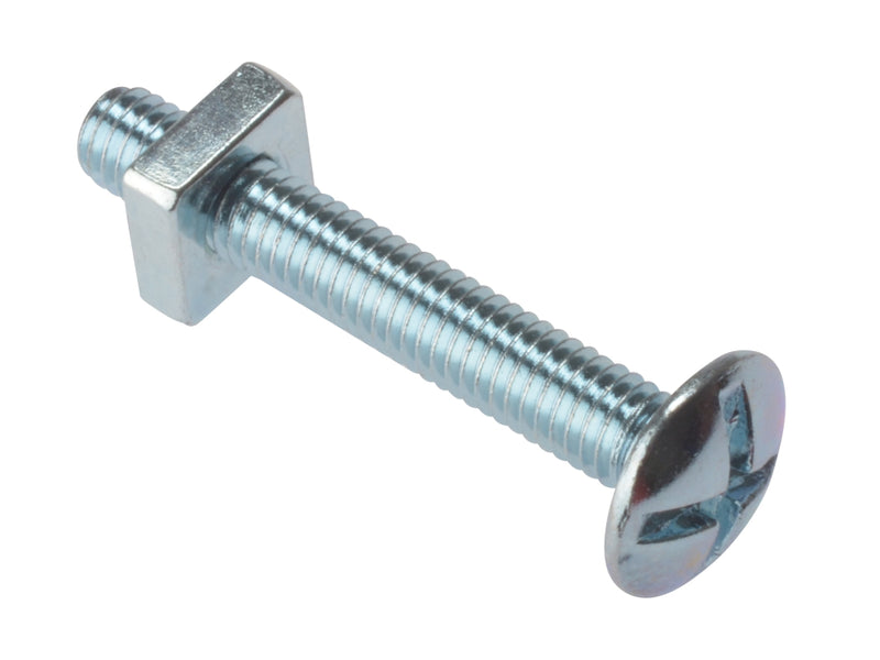 Roofing Bolt & Nut ZP M6x20 25 Per Bag (D26)