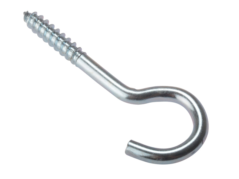 Screw Hook ZP 80x12 10 Per Bag (D26)