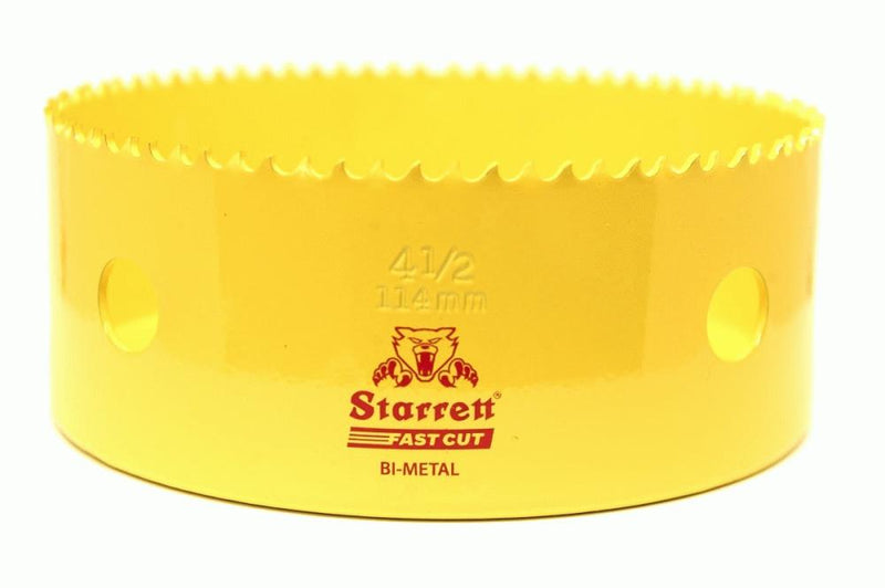 Starrett Holesaw Fast Cut Each - 114mm - 4 1/2" FCH0412