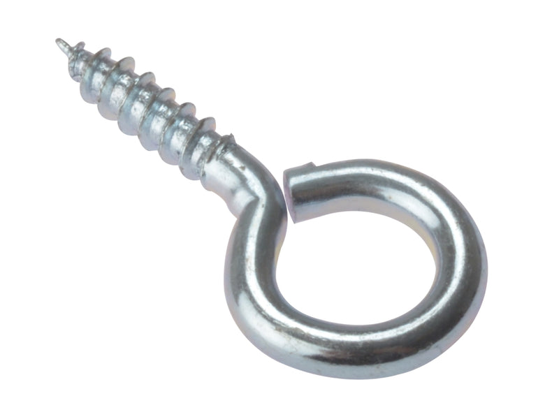 Screw Eye ZP 25x4 10 Per Bag (D26)
