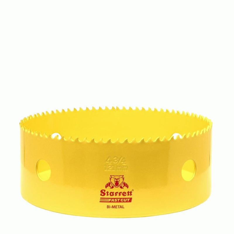 Starrett Holesaw Fast Cut Each - 121mm - 4 3/4" FCH0434