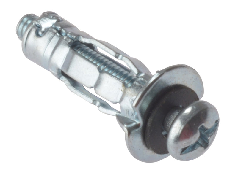 Metal Cavity Anchor M4x38 Bx 100 Zinc