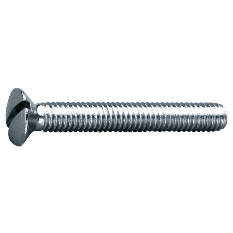 MetalMate Screw Brass M3.5x30 Slot Raised Hd DIN964 Bx 100