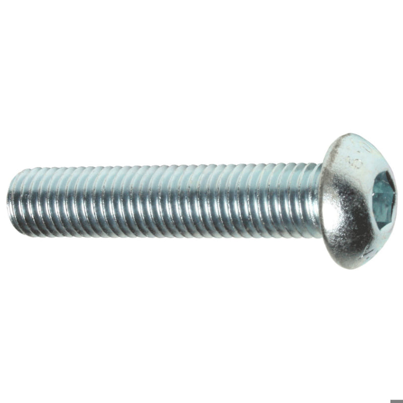 MetalMate SKT Screw BZP M8x40 Gr10.9 Dm Hd ISO7380-1 Bx 200