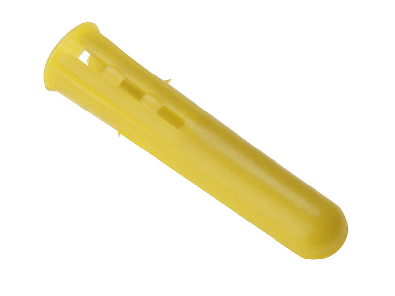 Expansion Wall Plug Yellow 4-6 Bx 100