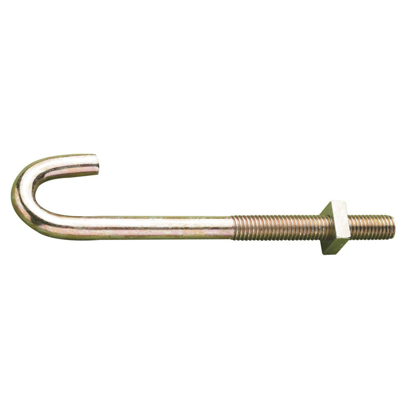 MetalMate Hook Bolt&Nut M8x130 ZY MS Bx 100