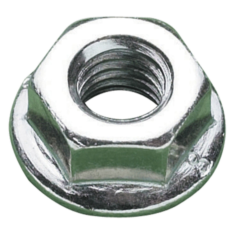 MetalMate Flange Nut BZP M8 Ser.Hex C/Form DIN6923 Bx 2000