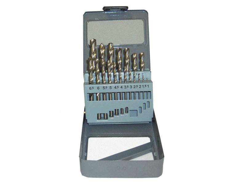 ForgeMaster HSS Drill Set Each Ground Flute 19pc