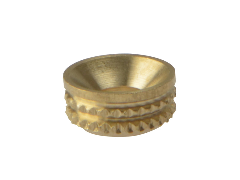 Screw Cup Socket No.8's Brass 100 Per Bag (D26)